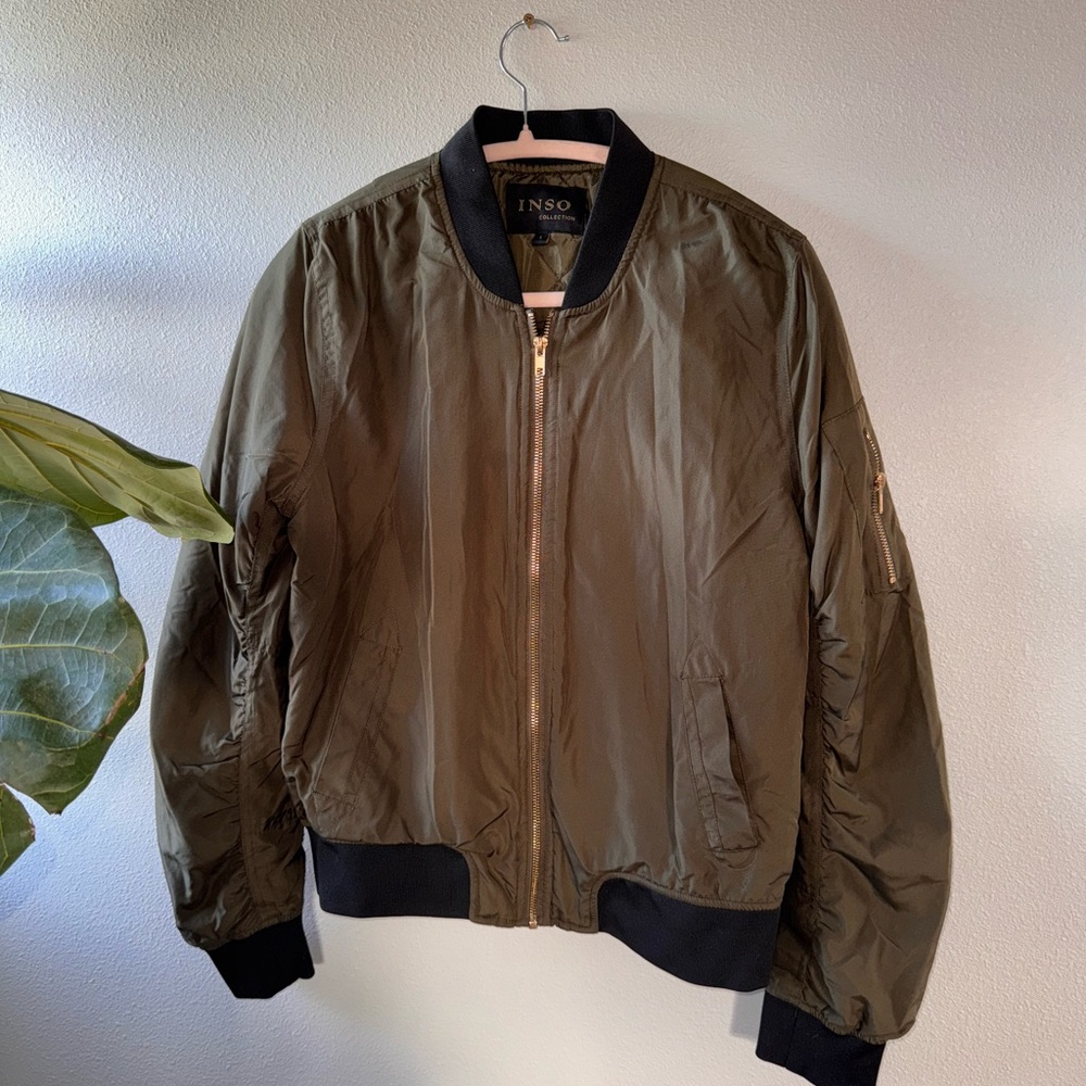 Inso Green Bomber jacket